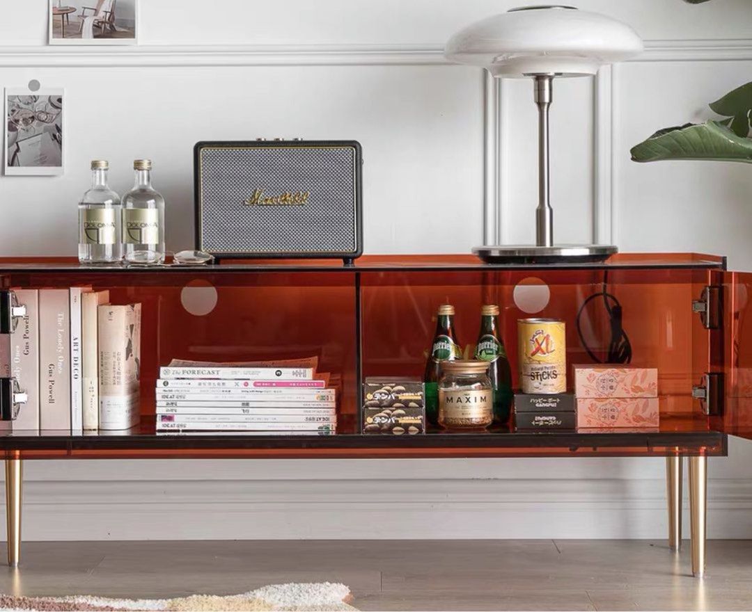 WIXON Modern Acrylic TV Console