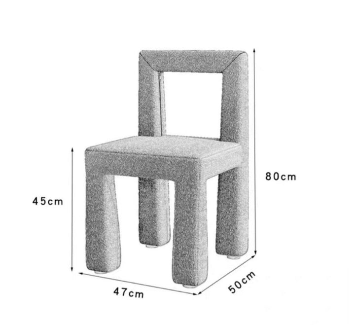 PRESAN Modern Boucle Dining Chair