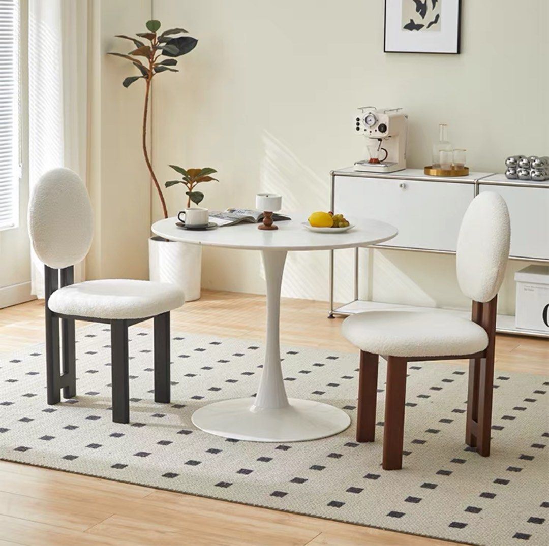 DON Mid-Century Boucle Dining Chair
