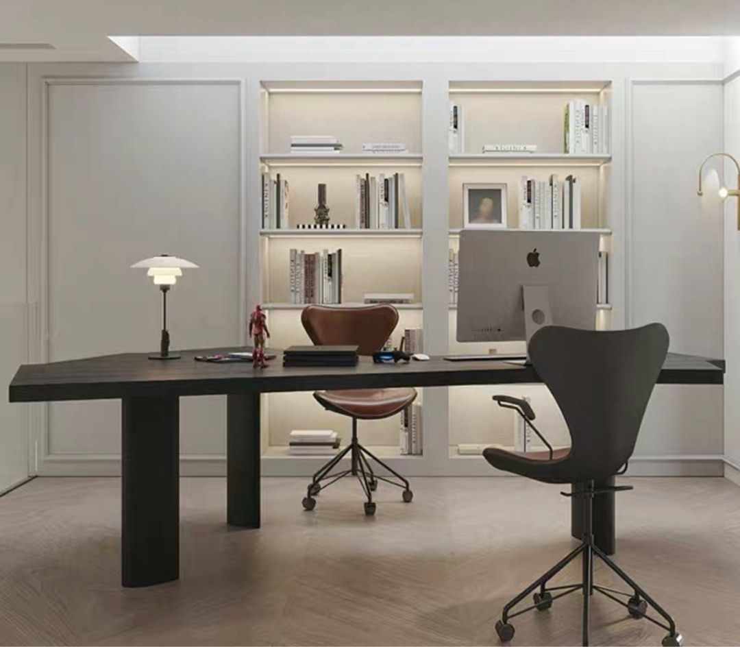 ALDEN Contemporary Solid Wood Study Desk