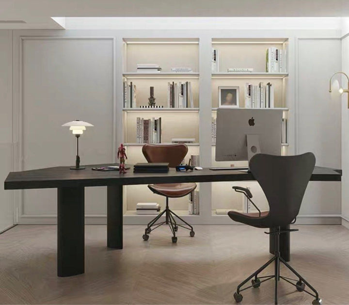 ALDEN Contemporary Solid Wood Study Desk