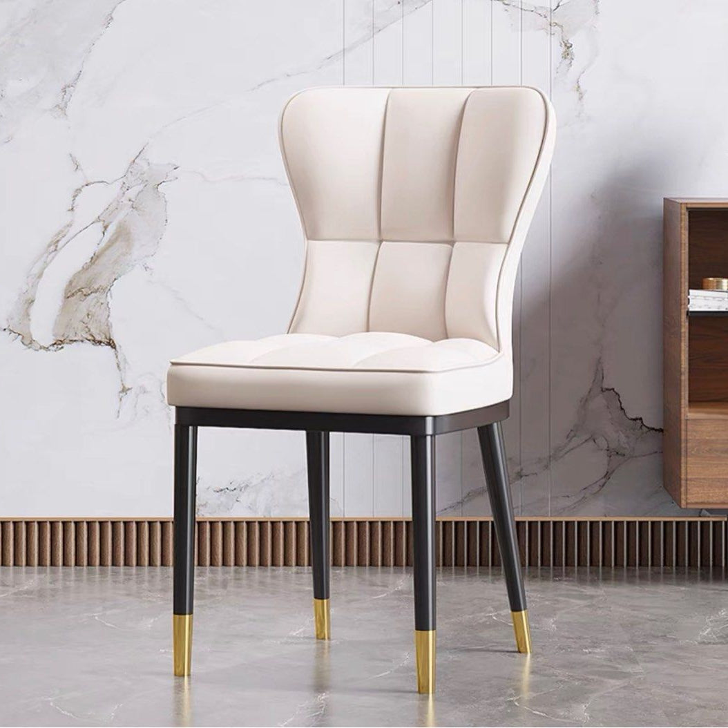 LUSSO Modern Leather Dining Chair