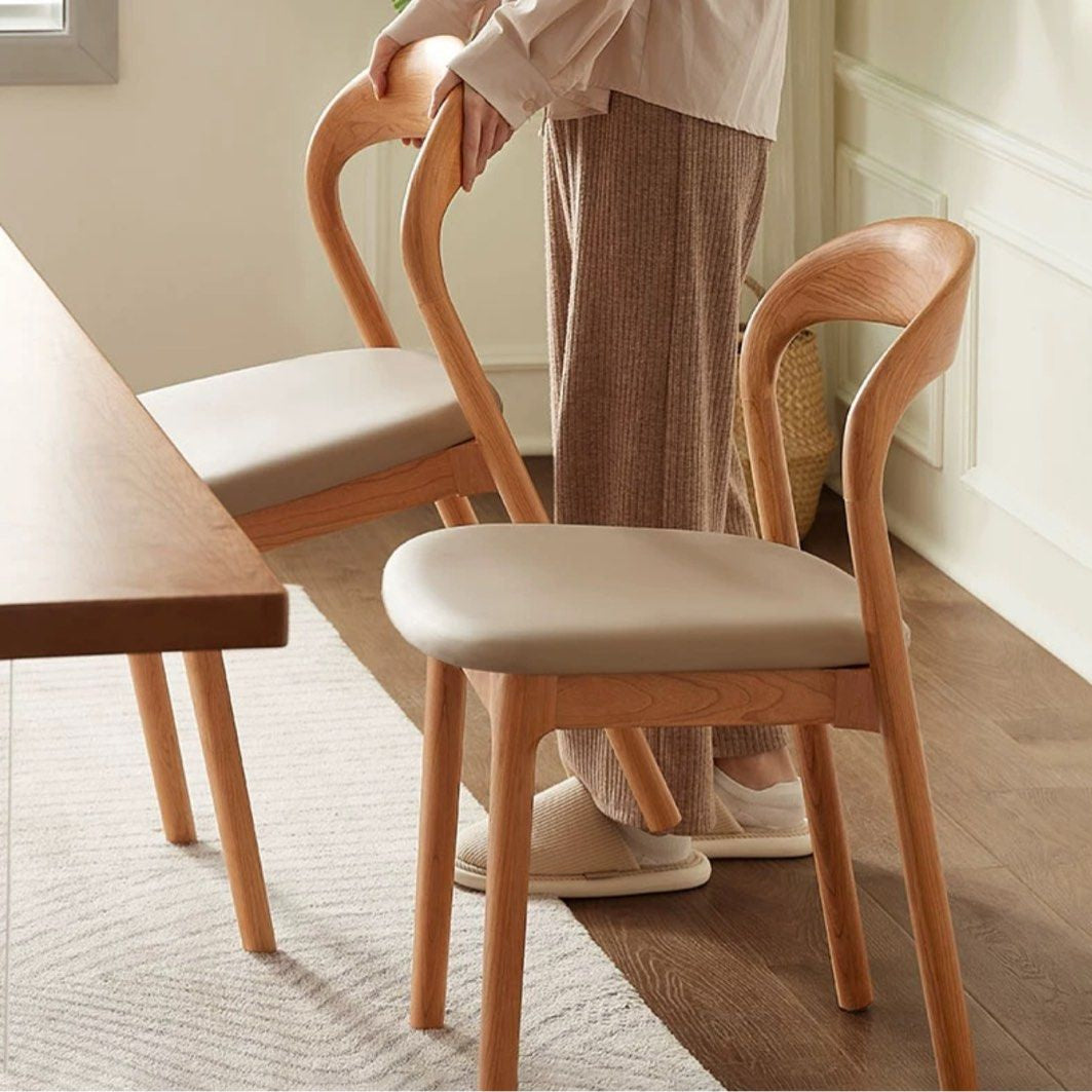 LEANN Modern Solid Wood Dining Chair