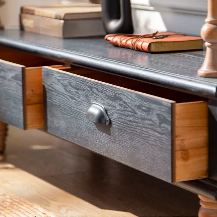 FELIPE Mid-Century Solid Wood Display Shelf