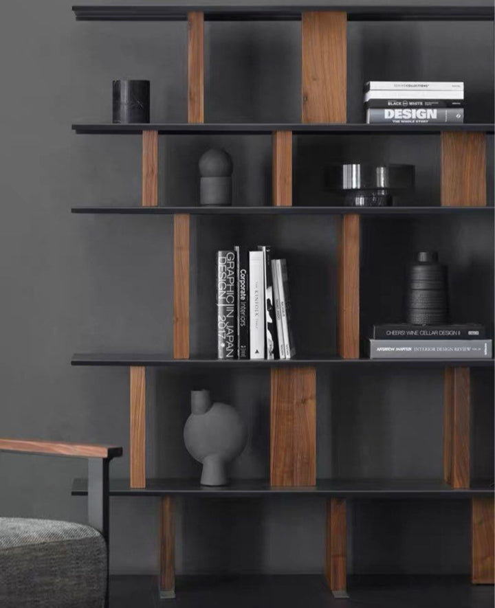 NEIVA Modern Walnut Display Shelf