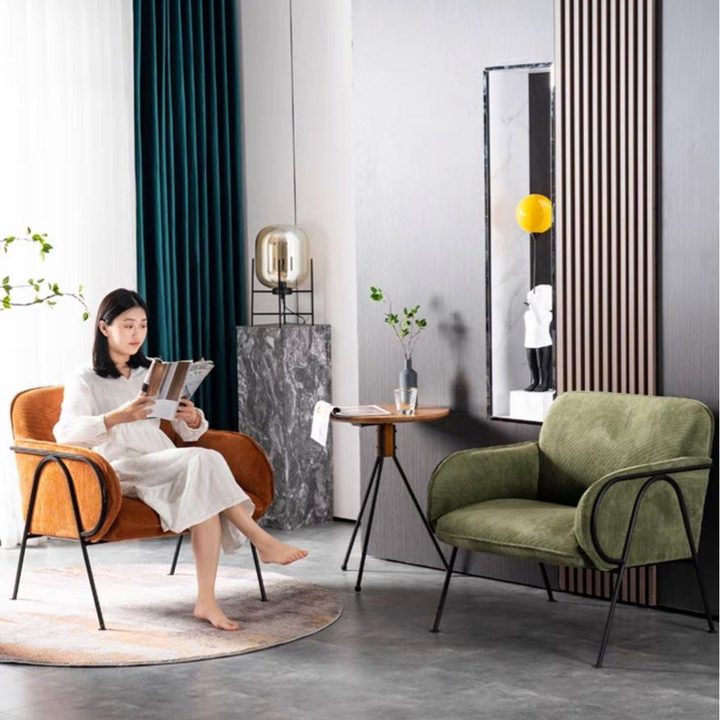KAYLA Modern Velvet Lounge Chair