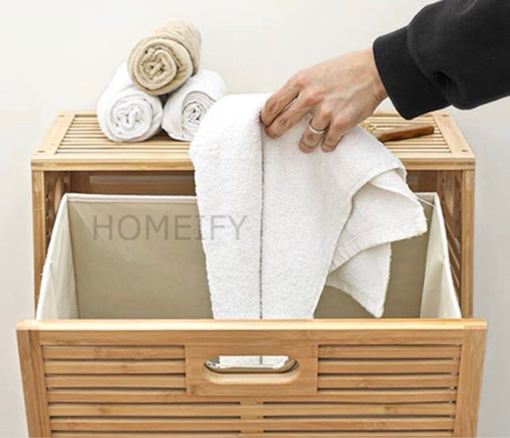 ALTAIR Modern Bamboo Storage Basket