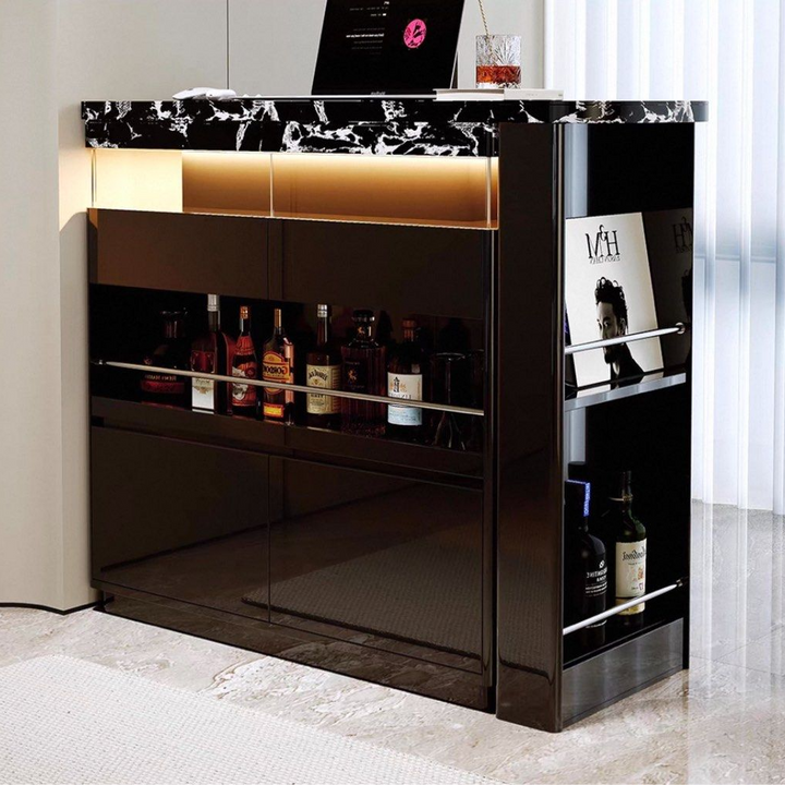 JANGGA Modern Sintered Stone Bar Table