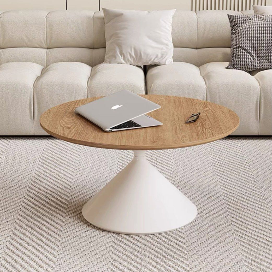 AUGUSTO Modern Round Solid Wood Coffee Table