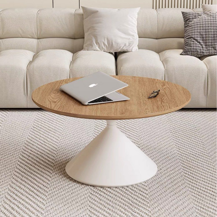 AUGUSTO Modern Round Solid Wood Coffee Table