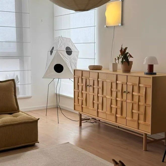 AOSSE Modern Solid Wood Sideboard