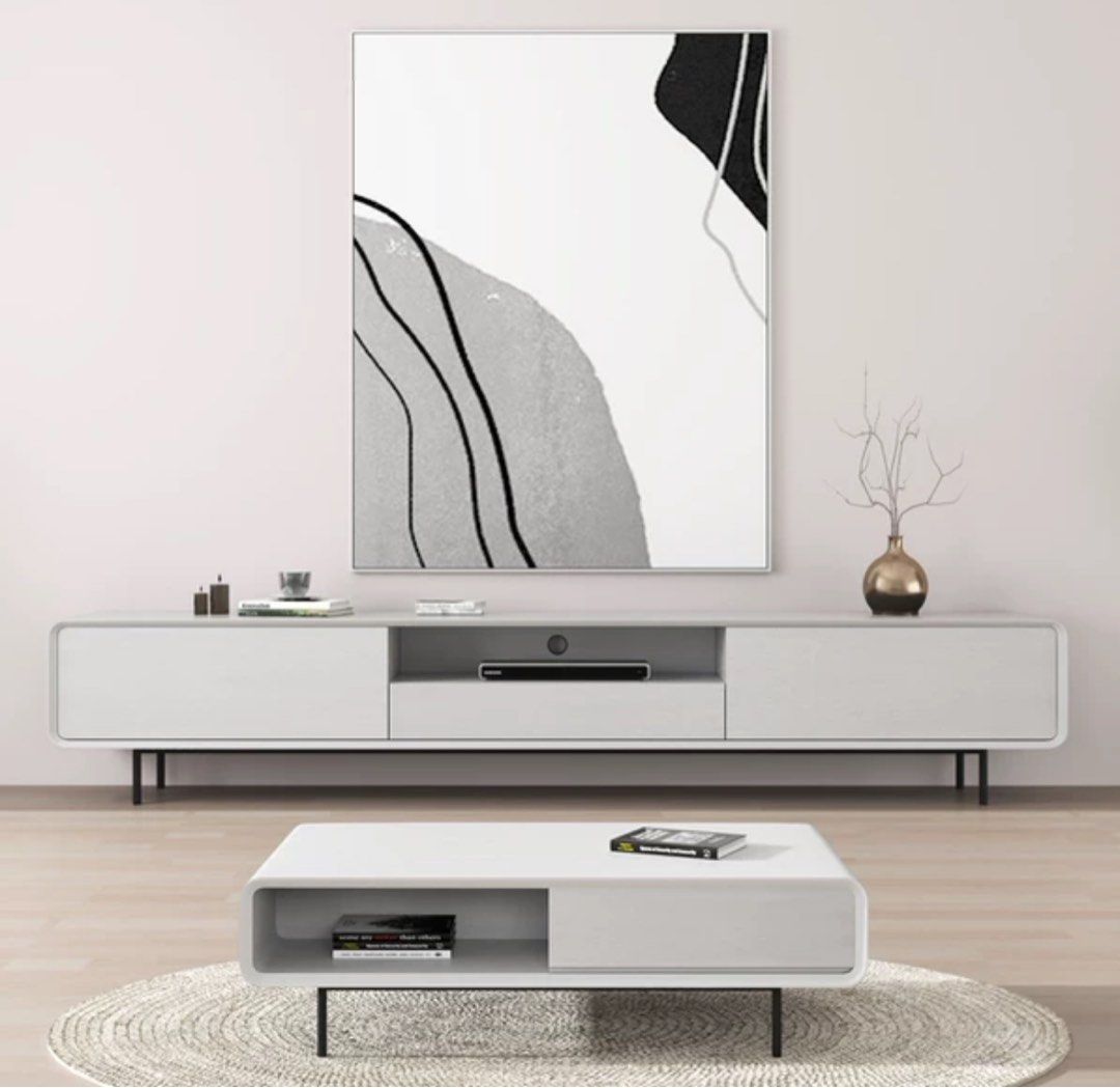 BRAUN Modern TV Console & Coffee Table