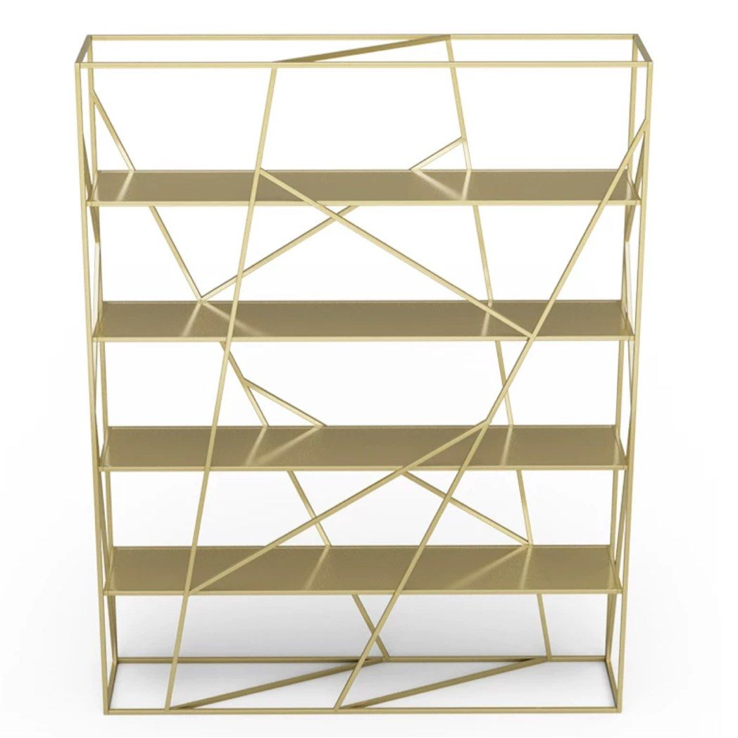 APOLONIO Modern Abstract Wireframe Bookshelf