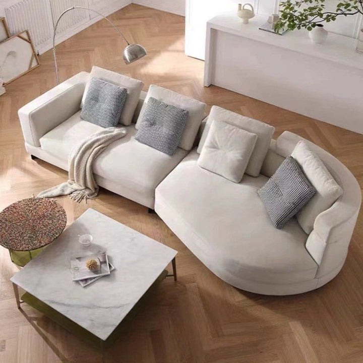 LOUI Modern Round Chaise Sofa