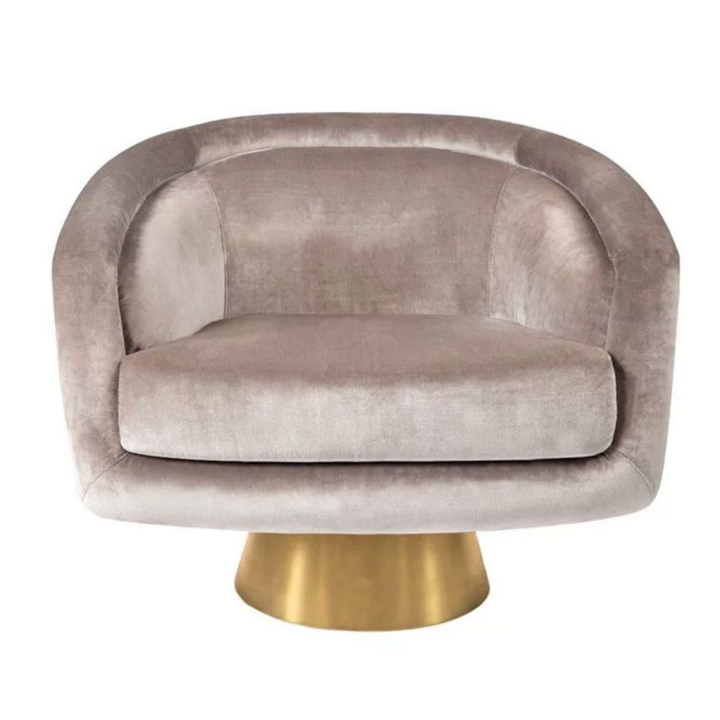ZACHARY Modern Swivel Lounge Chair