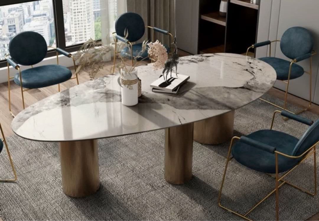 HARVEY Modern Marble Dining Table