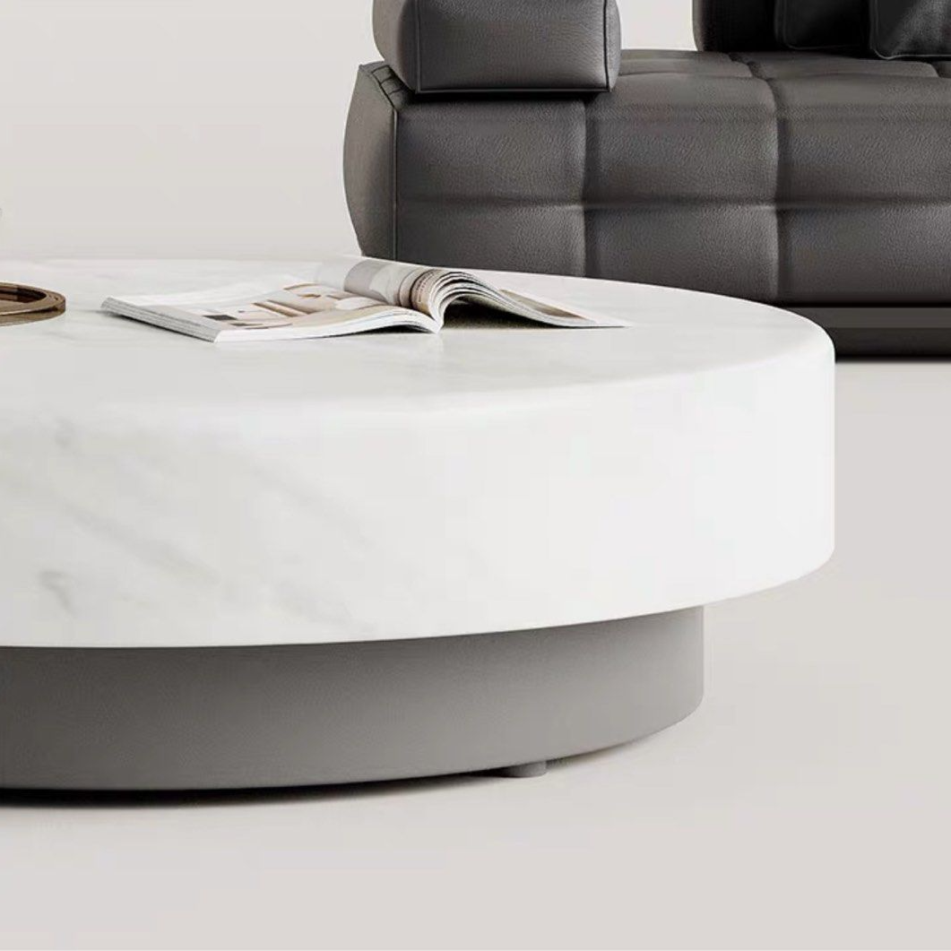ALI Modern Marble Round Coffee Table