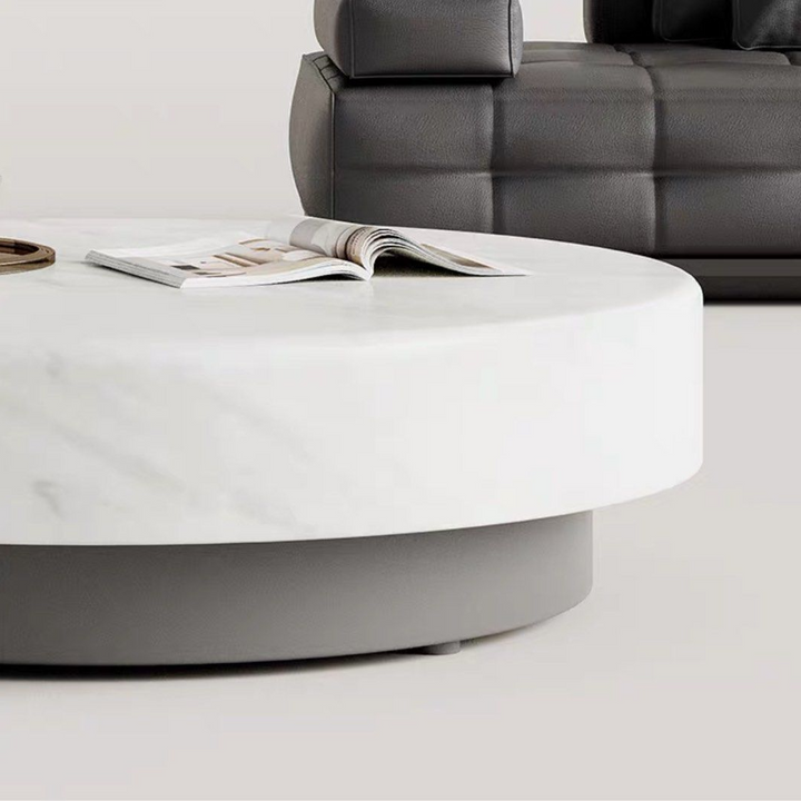 ALI Modern Marble Round Coffee Table