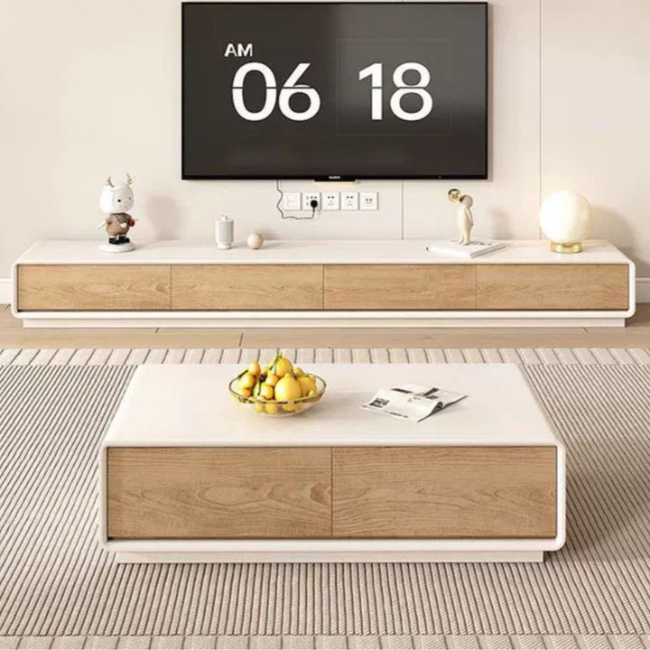 WILLIAM Japandi TV Console & Coffee Table