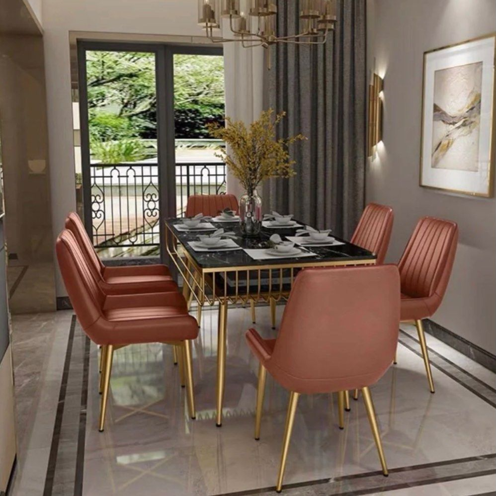 BOBBY Modern Marble Dining Table