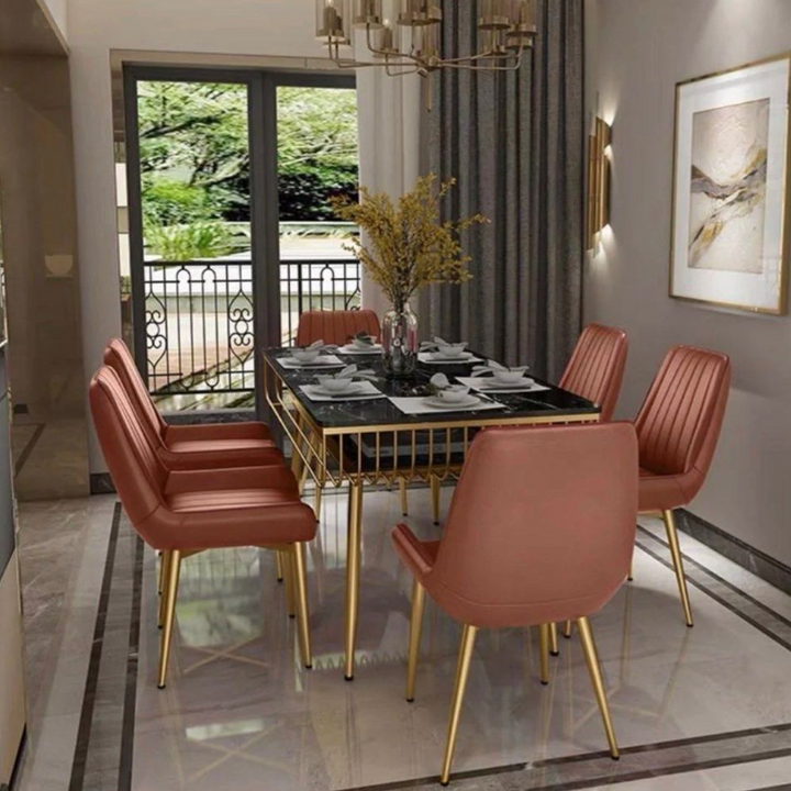 BOBBY Modern Marble Dining Table
