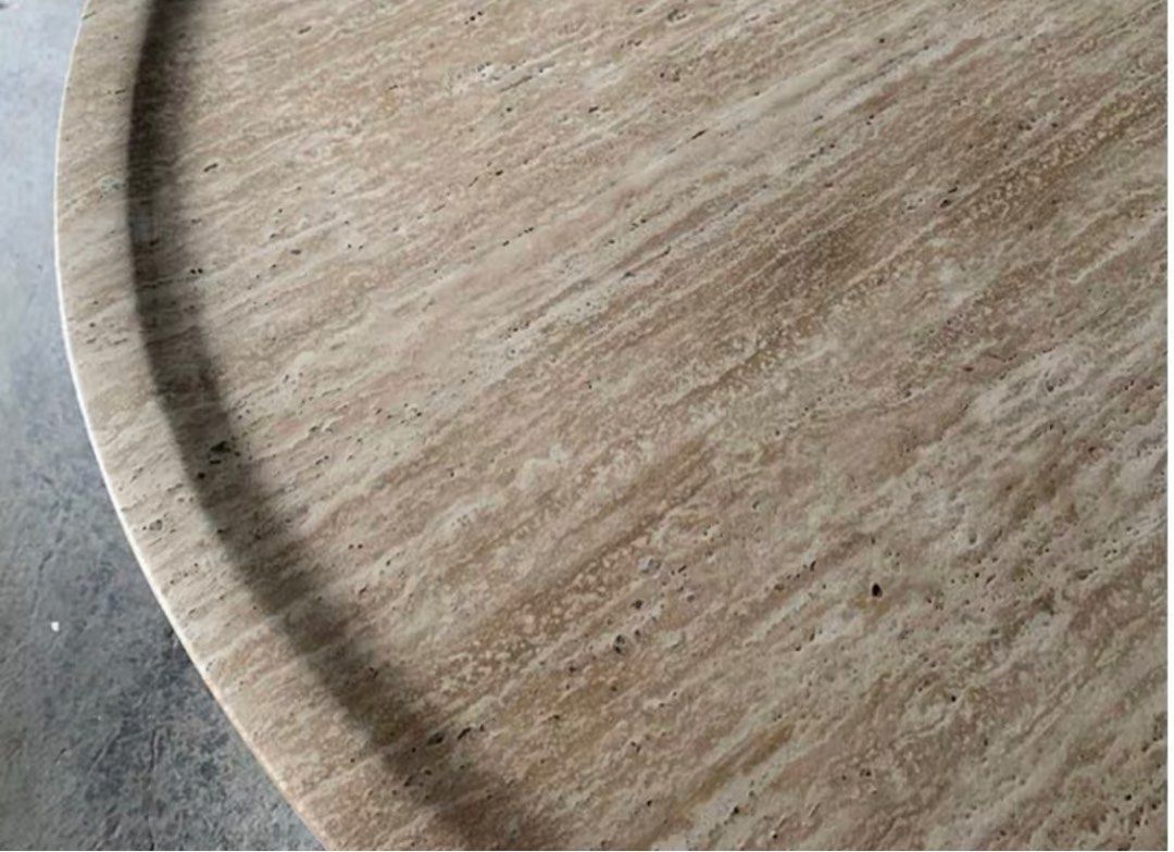 BARNES Modern Travertine Coffee Table