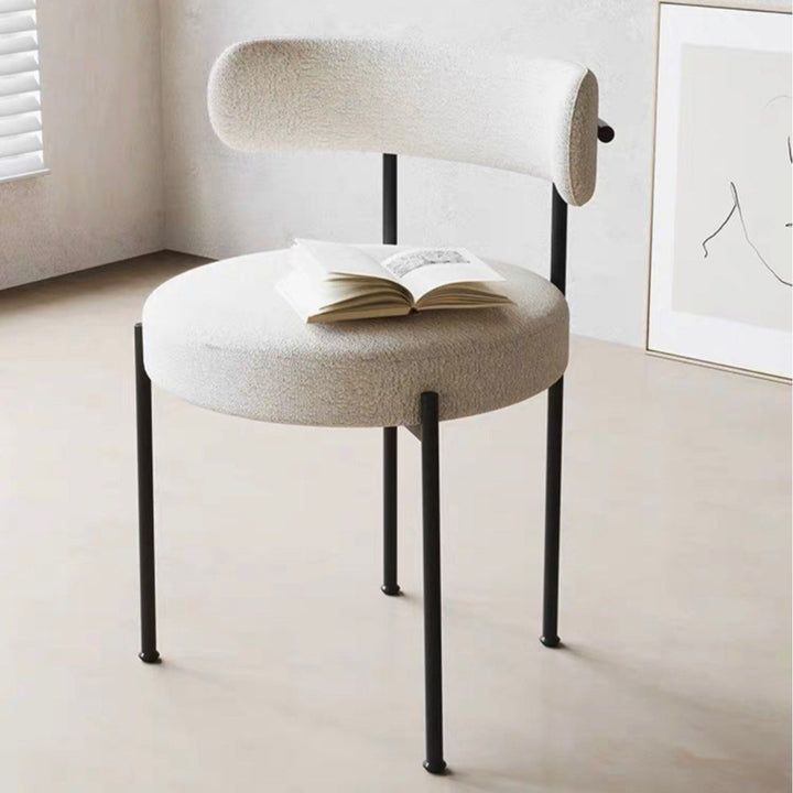 ELA Modern Boucle Dining Chair