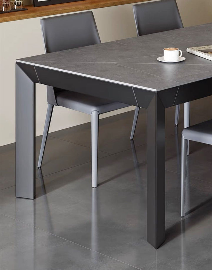 YATES Modern Slate Dining Table & Chairs