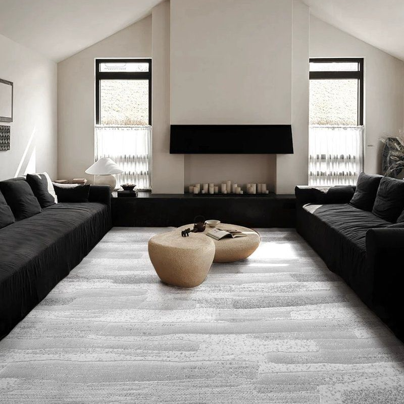 GRAYED Modern Water Resistant Rug