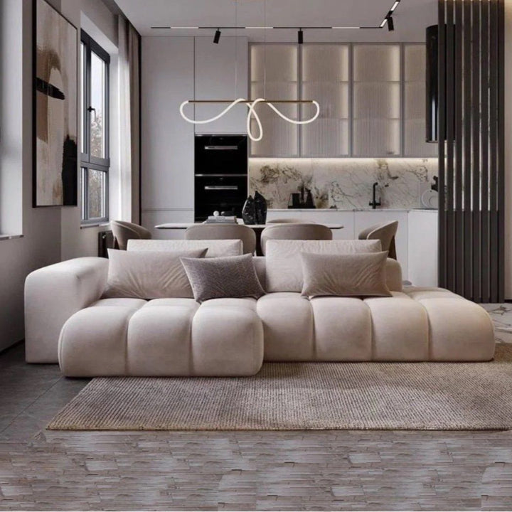 ATON Modern Scratch Resistant Side Chaise Sofa