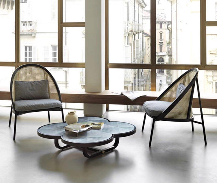 NATHAN Modern Rattan Lounge Chair