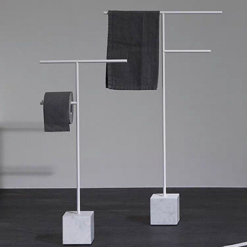 ISAQUEN Modern Marble Towel Rack