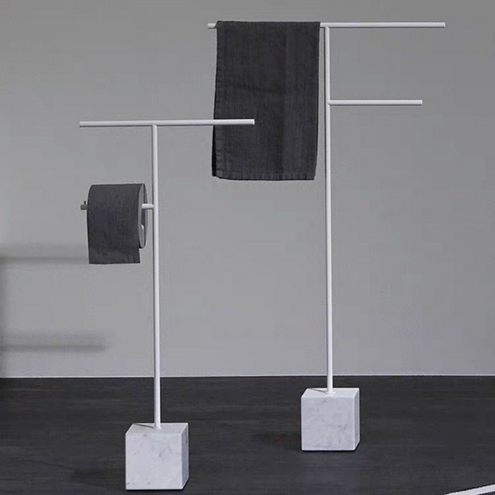 ISAQUEN Modern Marble Towel Rack