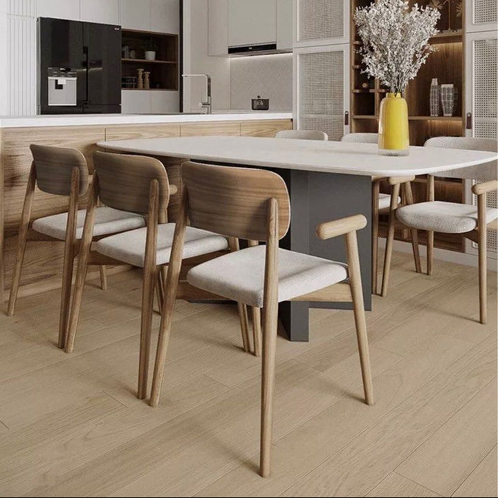 TAGE Modern Leather Dining Armchair