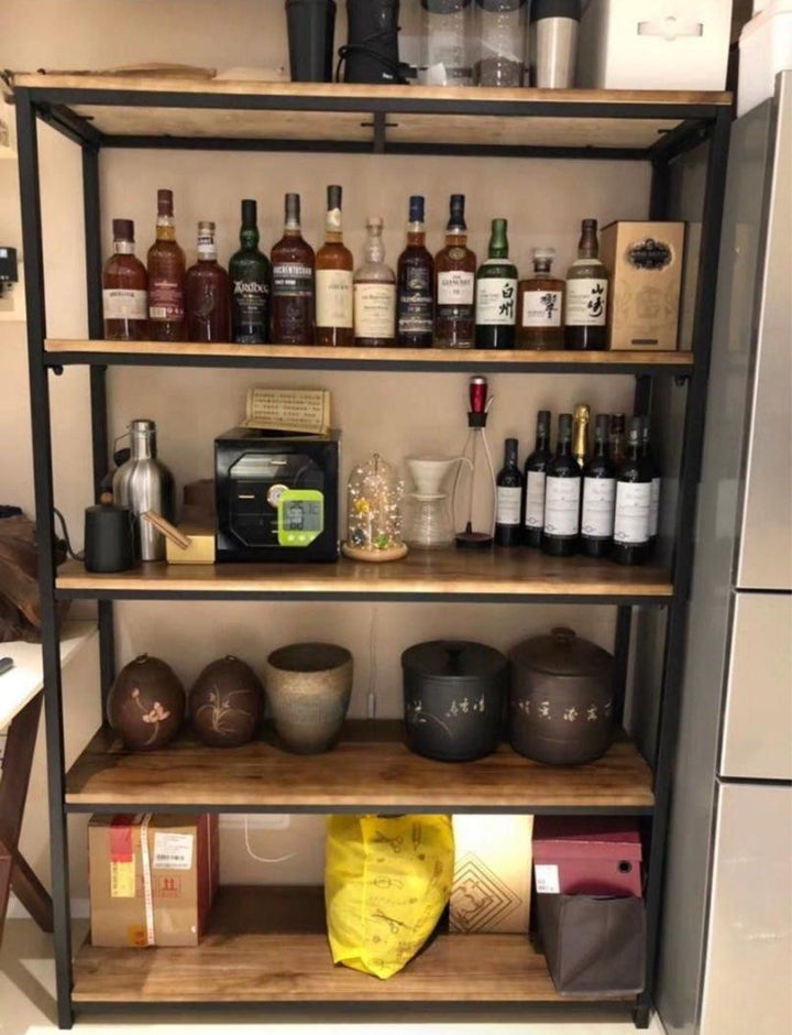 REDOAL Rustic Solid Wood Shelf