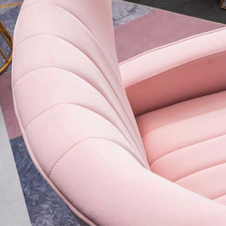 LEVI Winged Velvet Armchair
