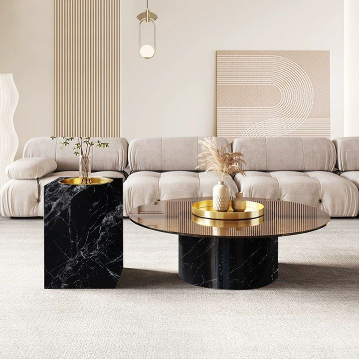 AGUILAR Modern Marble Coffee Table