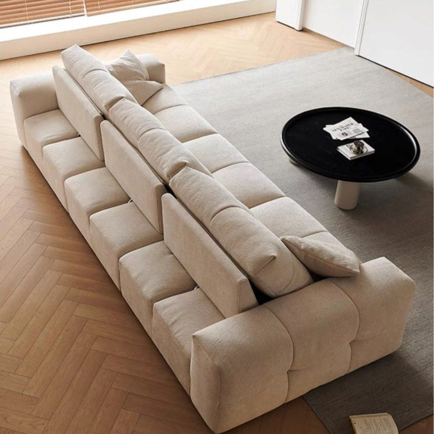 ALESO Scratch Resistant Backrest Slider Sofa
