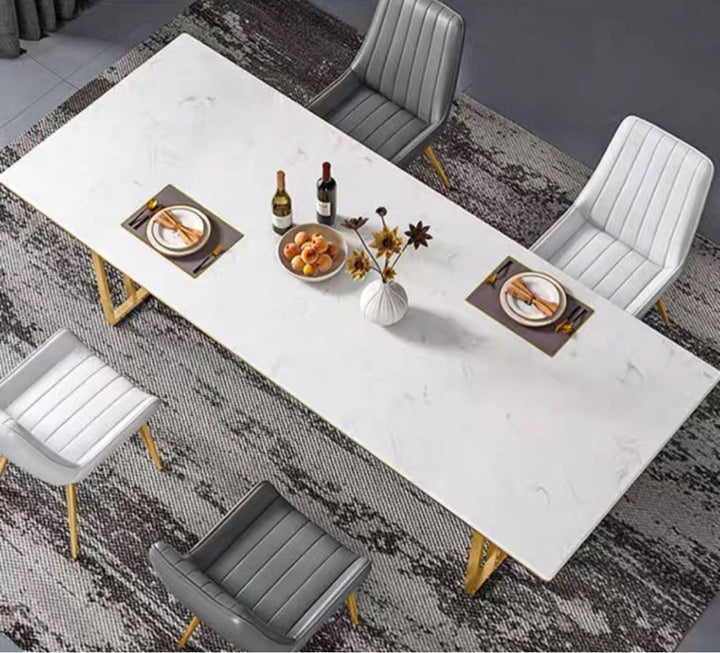 DIXON Modern Sintered Stone Dining Table & Chairs