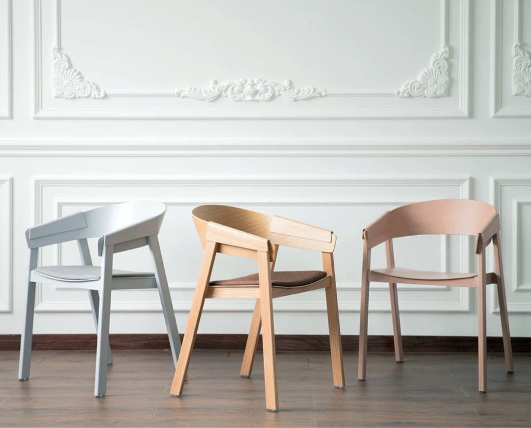LAGO Modern Oak Wood Dining Chair