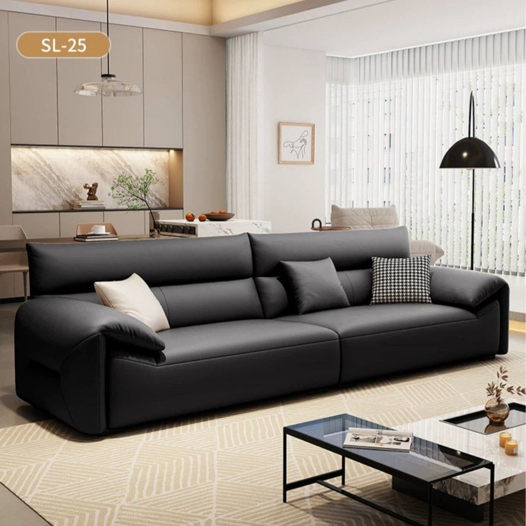 JOSH Modern Genuine Leather Sofa