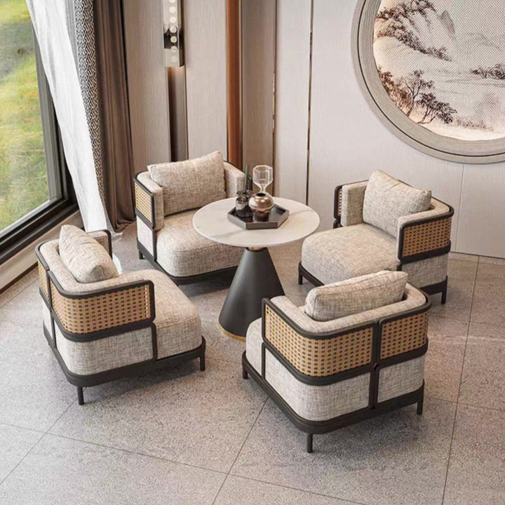 AFREL Modern Lounge Chair and Sofa Set