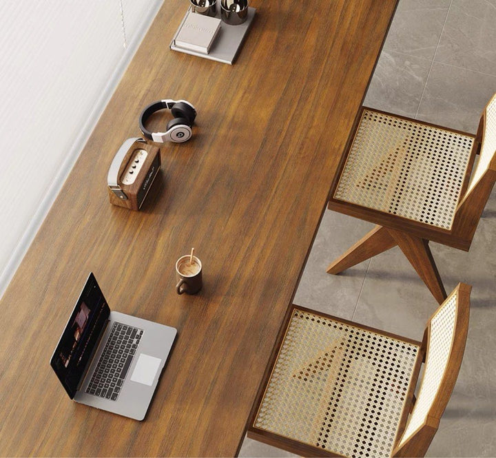 ATHANAS Modern Solid Wood With Acrylic Study Table