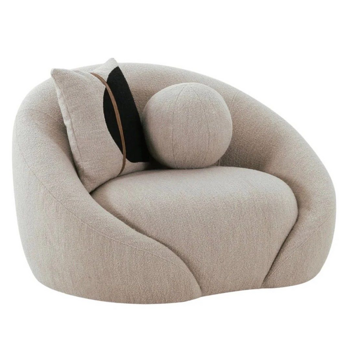 ALISEN Boucle Curve Sofa