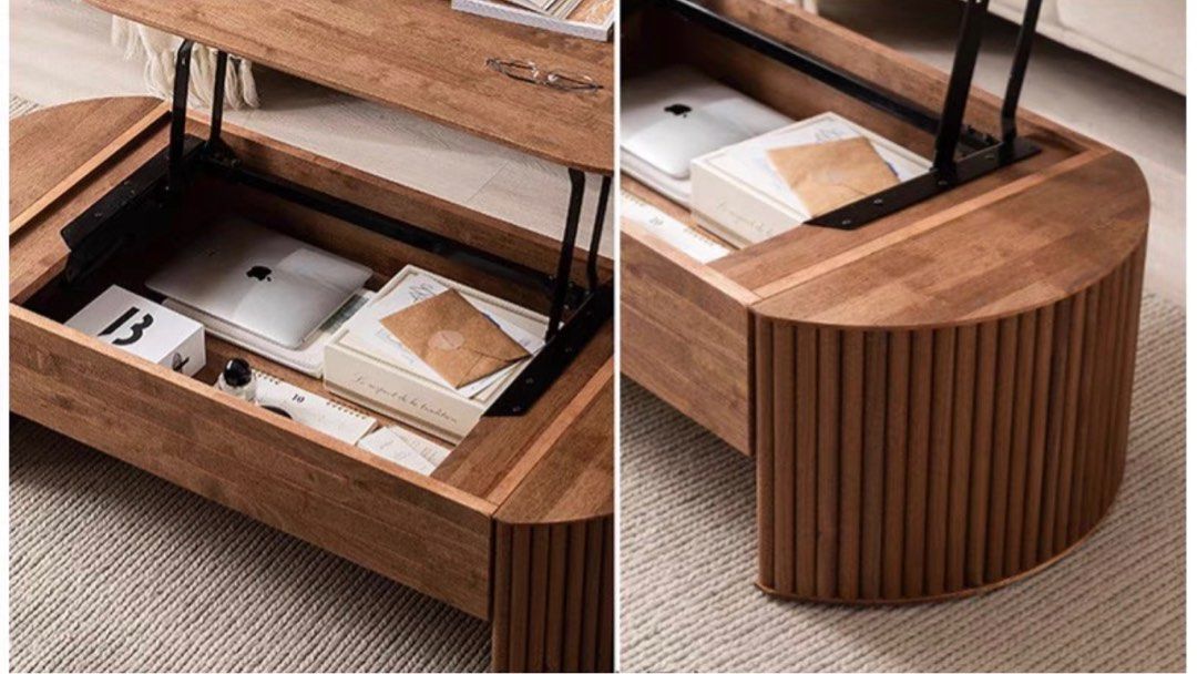 GAINZA Extendable Walnut Coffee Table