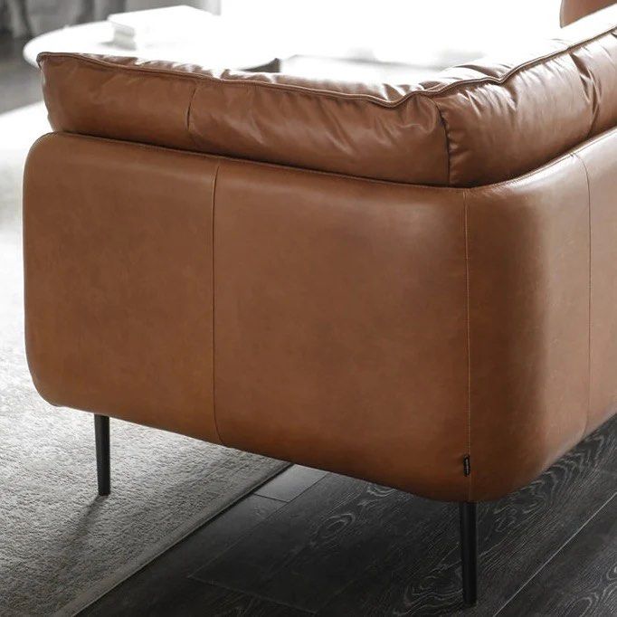 VOSSA Genuine Leather Sofa