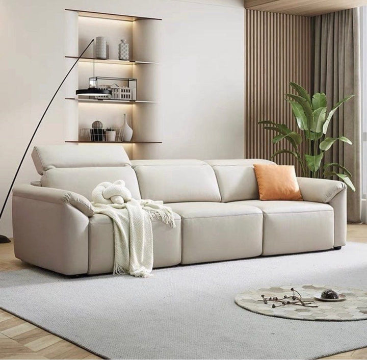 LERISCA Modern Electric Motorised Leather Sofa