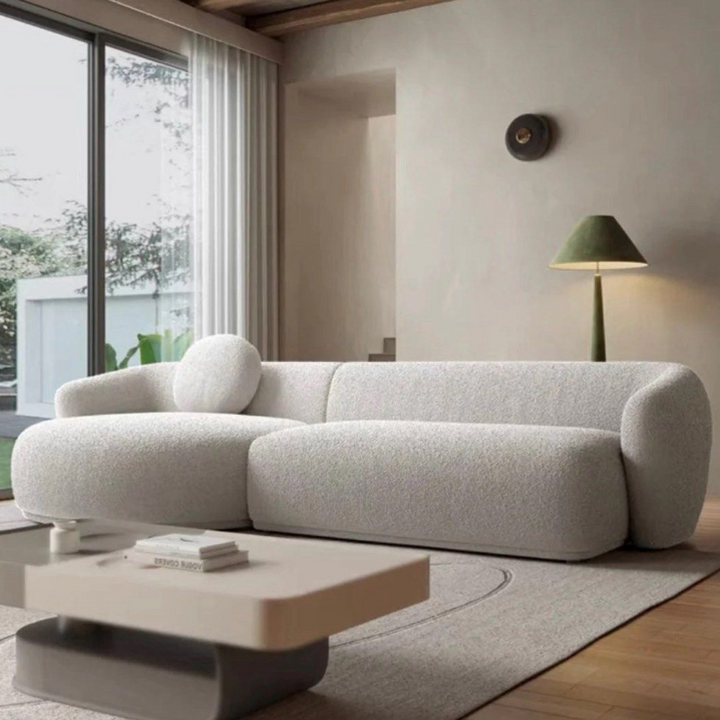 DELVORA Modern Boucle Sofa