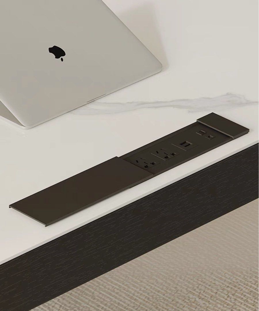 ERICH Modern Saddle Leather Study Desk