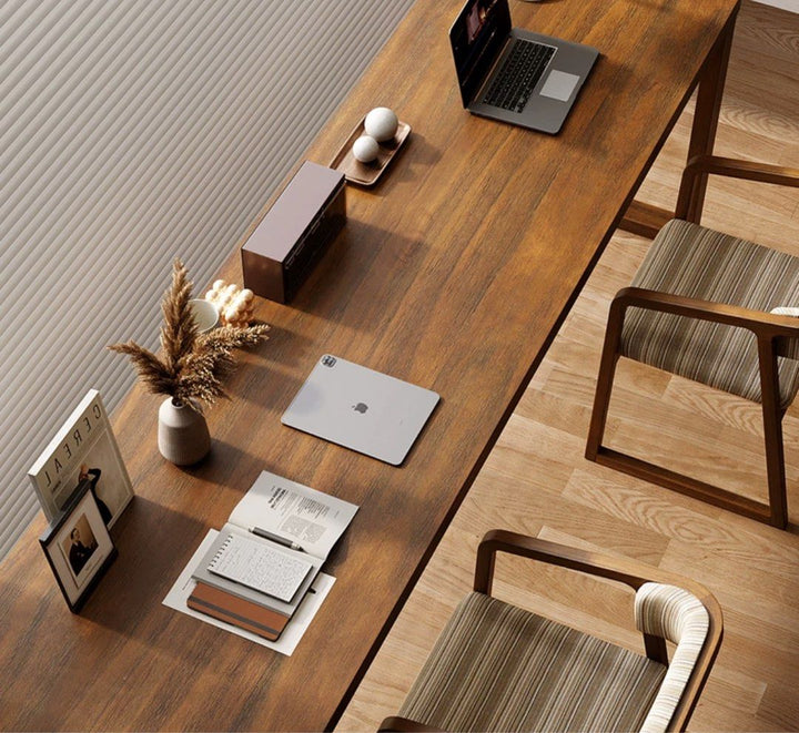 ELKE Solid Wood Study Table